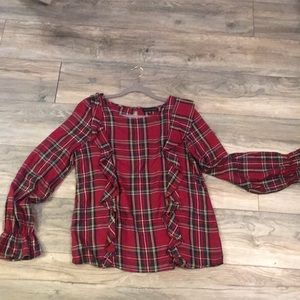 Plaid blouse